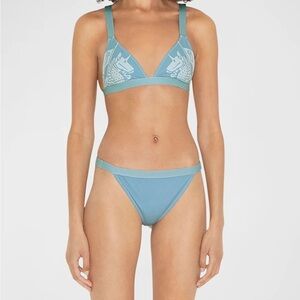 Burberry Ally Swim Cool Denim Blue Bikini Set
